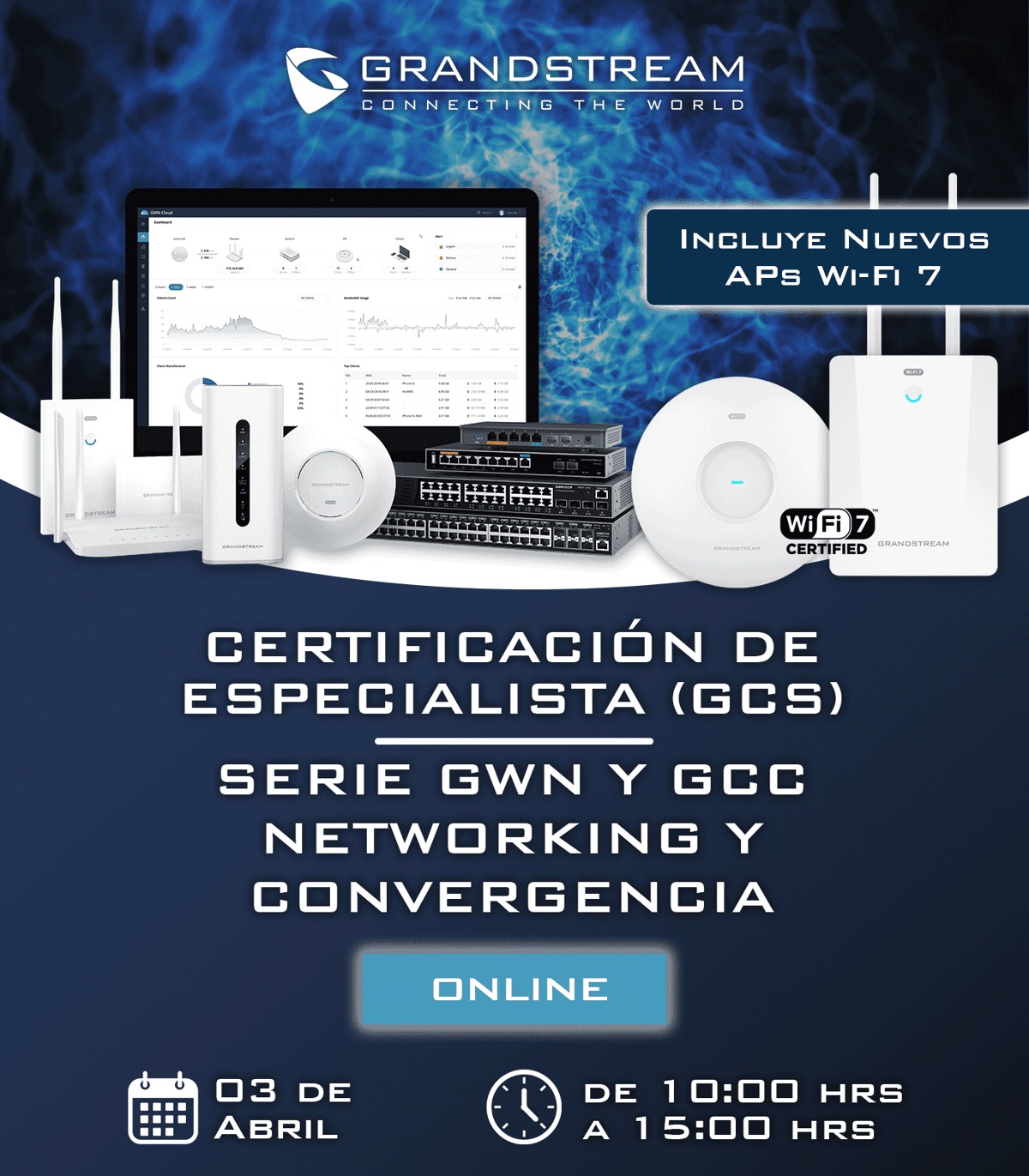 Grandstream Certificación Especialista (GCS) en la Serie GWN - Networking
278486232 - CASTelecom