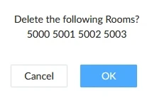 Grandstream Sistema de Gestión de Propiedad PMS Local Visual Integrado en los Conmutadores IP SIP Serie UCM para Sector Hoteles, Moteles, Resort, Cruceros, Hospitales - Confirmar eliminación por lotes - CASTelecom