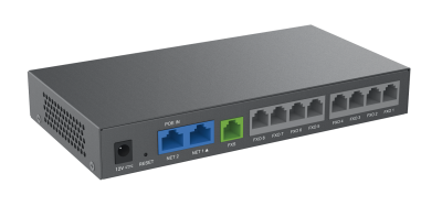 Grandstream Networks HT881 Gateway 8 Puertos FXO 1 Puerto FXS Supervivencia Failover Router Servidores SIP LAN WAN FAX Seguridad AES TR069 GDMS - CASTelecom