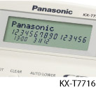 Telefono Panasonic KX-T7716 Marcación en Colgado
