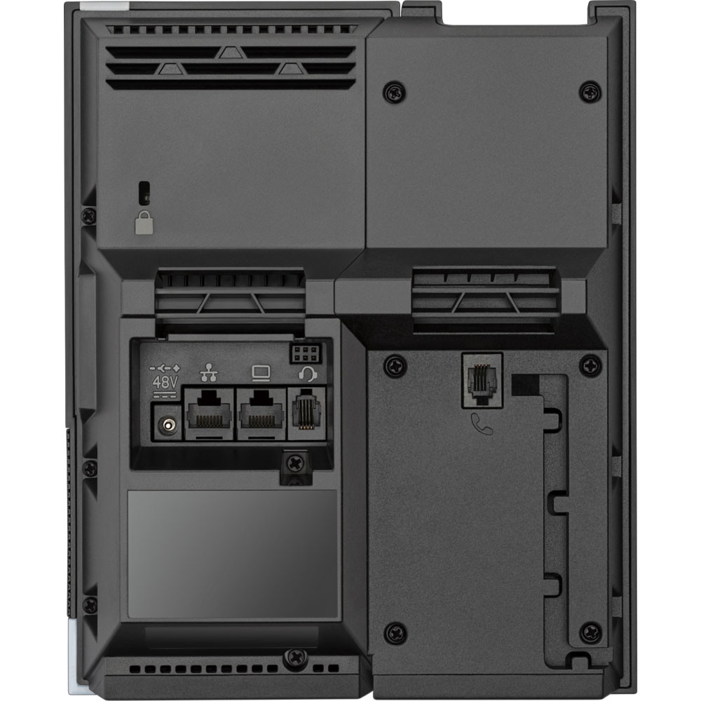 Teléfonos Poly® CCX 500 Código 2200-49720-025 Vista Posterior y Conectores