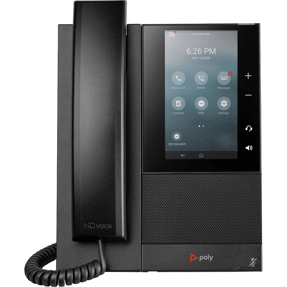 Teléfonos Poly® CCX 500 Código 2200-49720-025 Vista de Frente