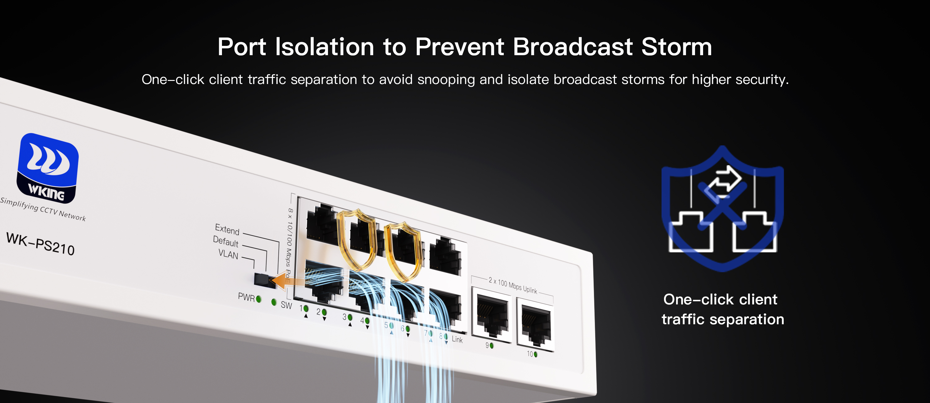 WK-PS2 Wiking Switch PoE No Administrable con Precio Optimizado para CCTV, VoIP y Switching desde 4 a 24 puertos - CASTelecom